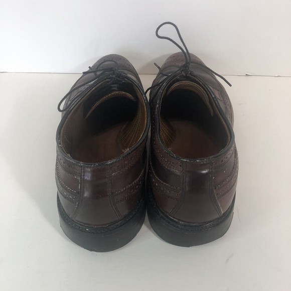 COPY - ALLEN EDMONDS SHELL CORDOVAN MacNeil Burgundy Wingtips 11.5 D Horween 90… main image 6